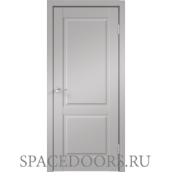 Межкомнатная дверь Velldoris экошпон VILLA глухое 2P без притвора Эмалит серый