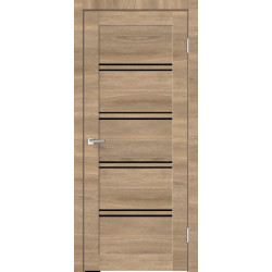 Межкомнатная дверь Velldoris XLINE 4 цвет  цвет Дуб Европейский горизонт покрытие Экошпон