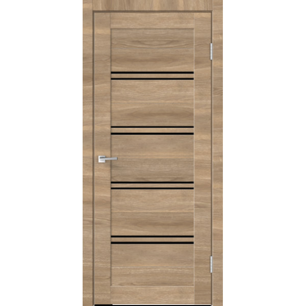 Межкомнатная дверь Velldoris XLINE 4 цвет  цвет Дуб Европейский горизонт покрытие Экошпон
