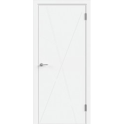 Межкомнатная дверь Velldoris GEOMETRY 4 цвет Белый покрытие Эмаль
