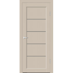 Межкомнатная дверь Velldoris STYLE 1 со стеклом цвет Кварцит покрытие EMALUX