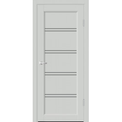 Межкомнатная дверь Velldoris STYLE 4 со стеклом цвет Доломит покрытие EMALUX