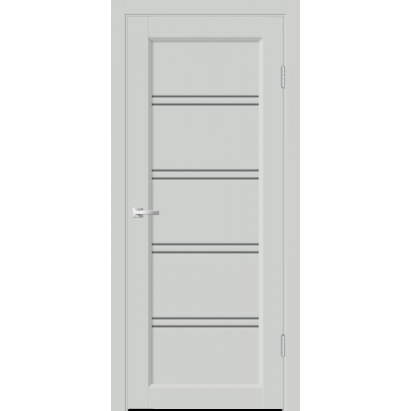 Межкомнатная дверь Velldoris STYLE 4 со стеклом цвет Доломит покрытие EMALUX