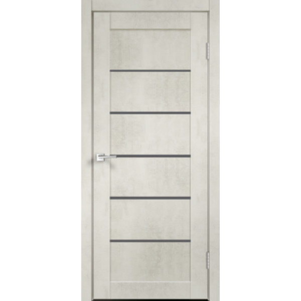 Межкомнатная дверь Velldoris LINEA 1 цвет  цвет Муар снежный покрытие Экошпон