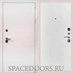 Заводские двери Дэко вайт панель Флитта софт белый