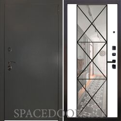 Заводские двери Эталон 3К Антик серебро панель Перфекто