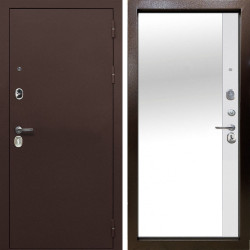 Заводские двери Лок 3к с зеркалом панорама