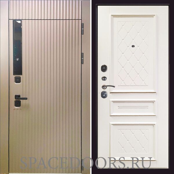 Заводские двери Толедо панель Урбино софт белый