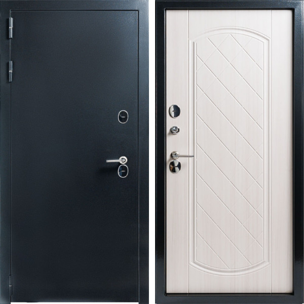 Входная дверь Заводские двери Термо Лайт антик серебро